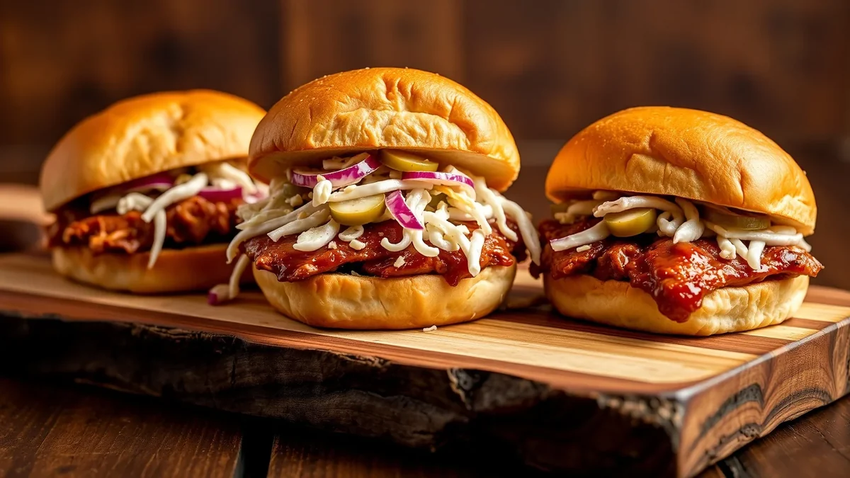 BBQ Chicken Sliders