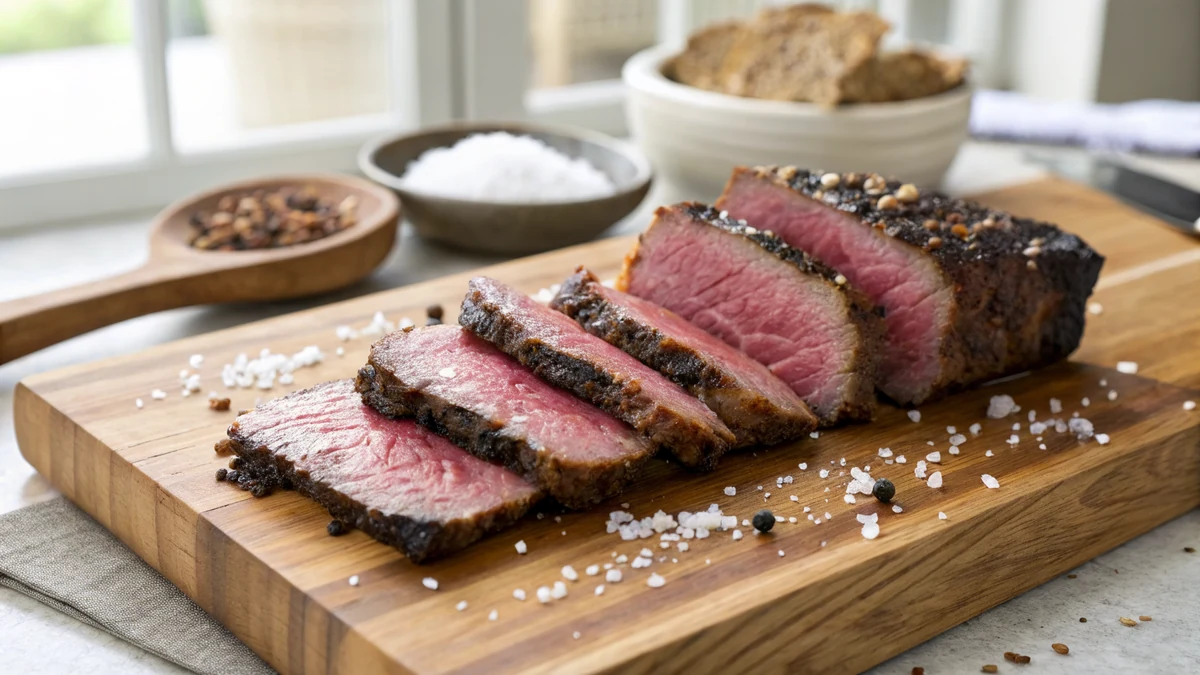 Beef Short Ribs in the Air Fryer recipe by Chef Mia, photographed in a natural light Texas kitchen