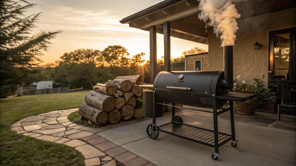 Best BBQ Smokers for Texas Brisket 2026 served on a Texas kitchen counter in natural daylight