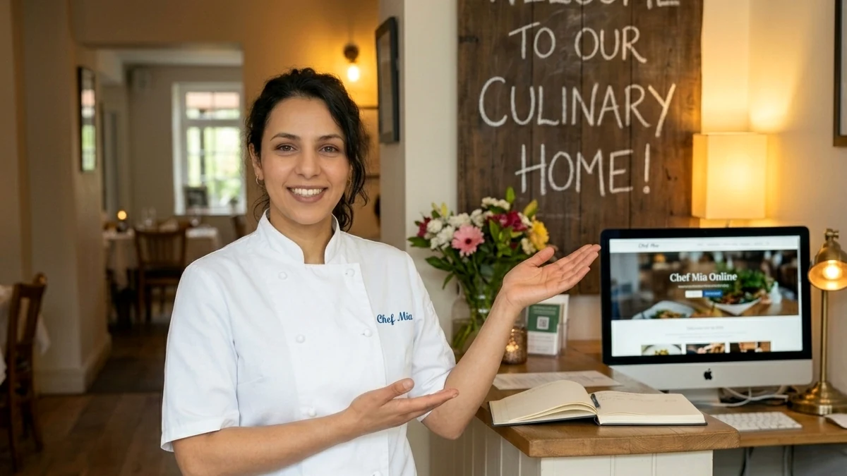 Chef Mia welcoming readers to Texan Recipes