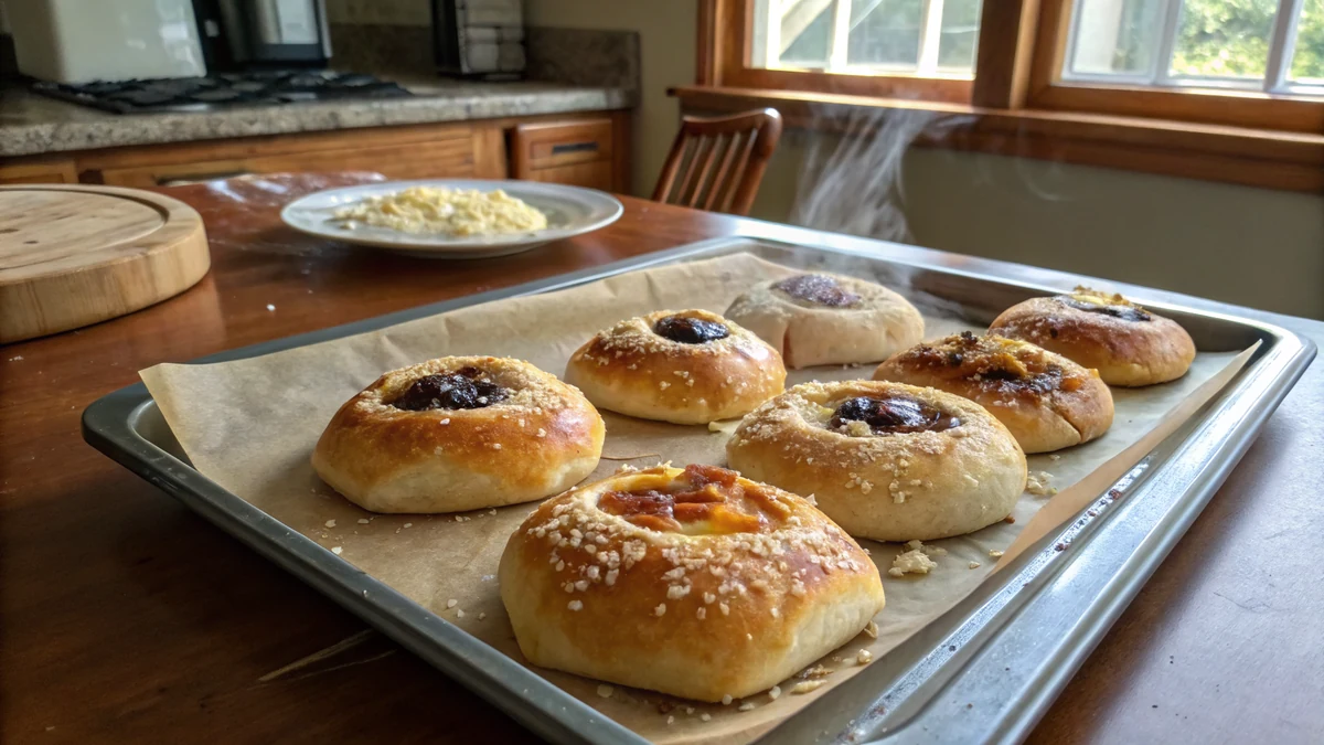 Czech-Texan Kolaches recipe by Chef Mia, photographed in a natural light Texas kitchen