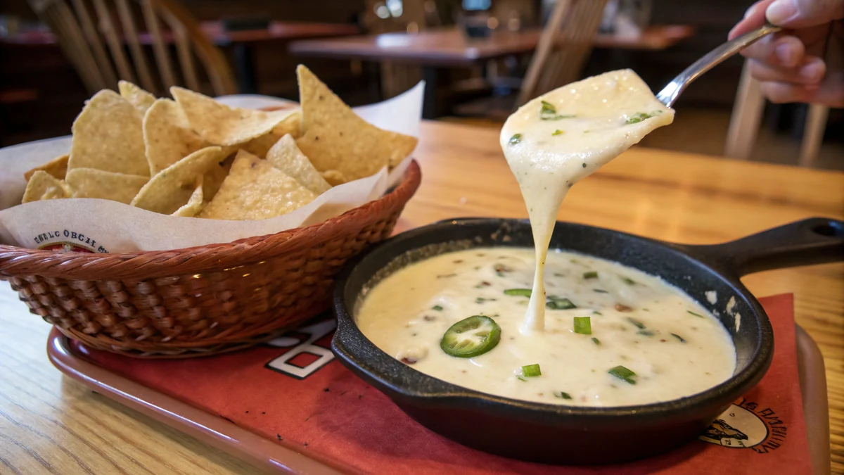 White Queso Dip recipe by Chef Mia, photographed in a natural light Texas kitchen