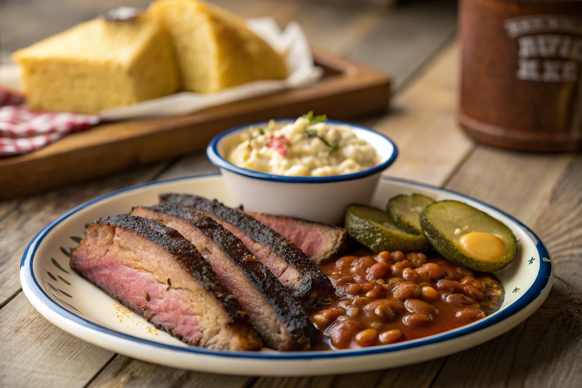 Close-up of texas bbq sides: 15 classics every pitmaster serves showing texture, color, and serving detail