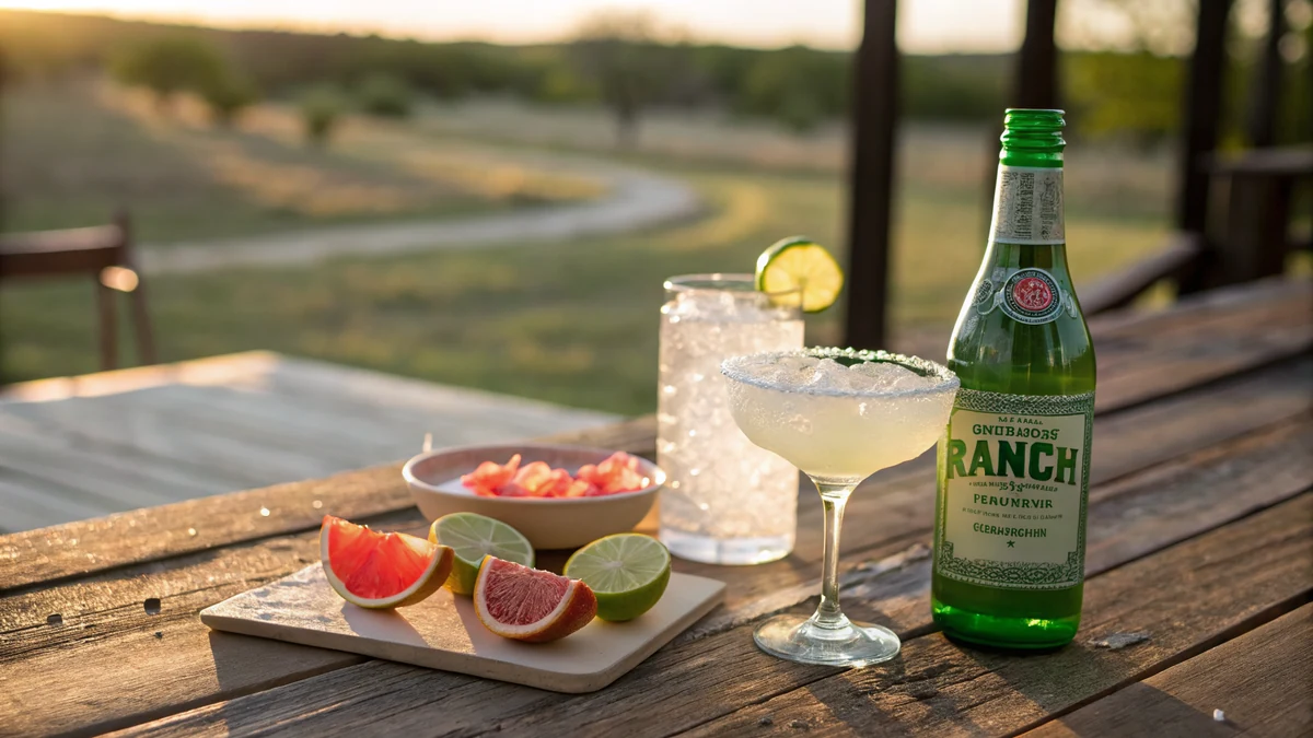 Texas Cocktails: 9 Iconic Drinks Every Texan Knows served on a Texas kitchen counter in natural daylight