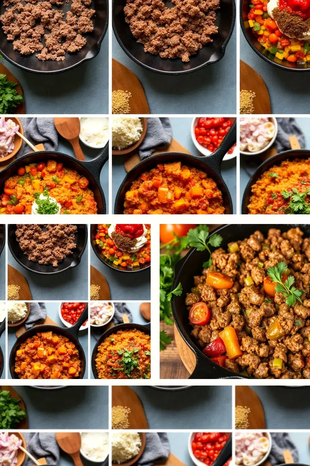 Texas Hash styled vertically for saving and sharing