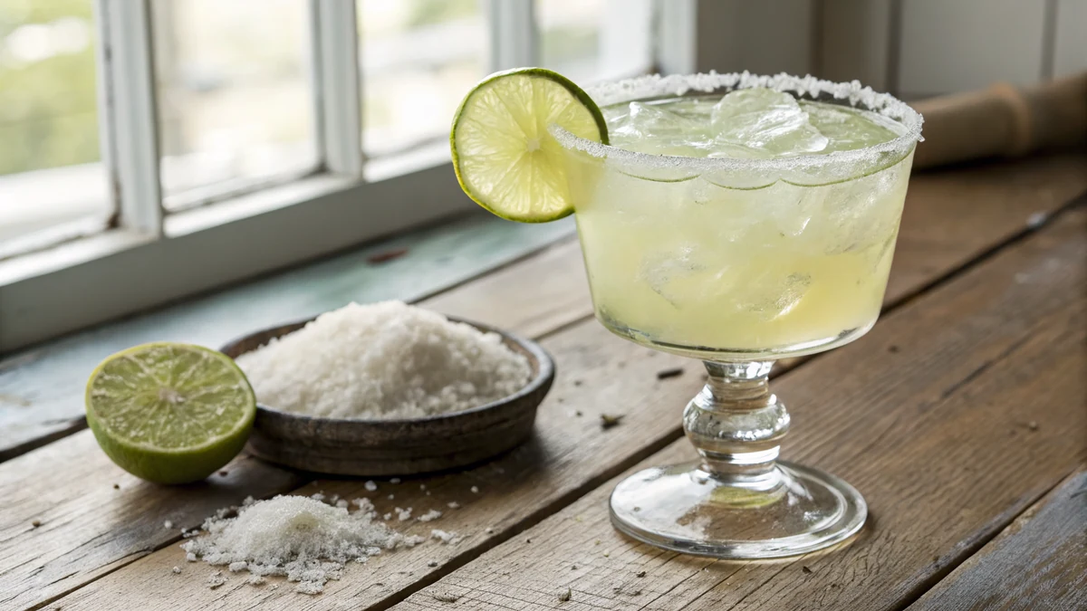 Texas Margarita recipe by Chef Mia, photographed in a natural light Texas kitchen