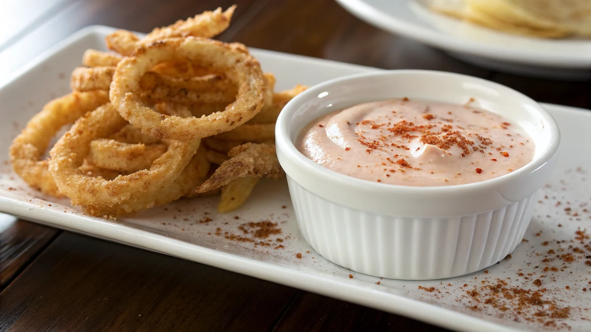 Texas Roadhouse Blooming Onion Sauce recipe by Chef Mia, photographed in a natural light Texas kitchen