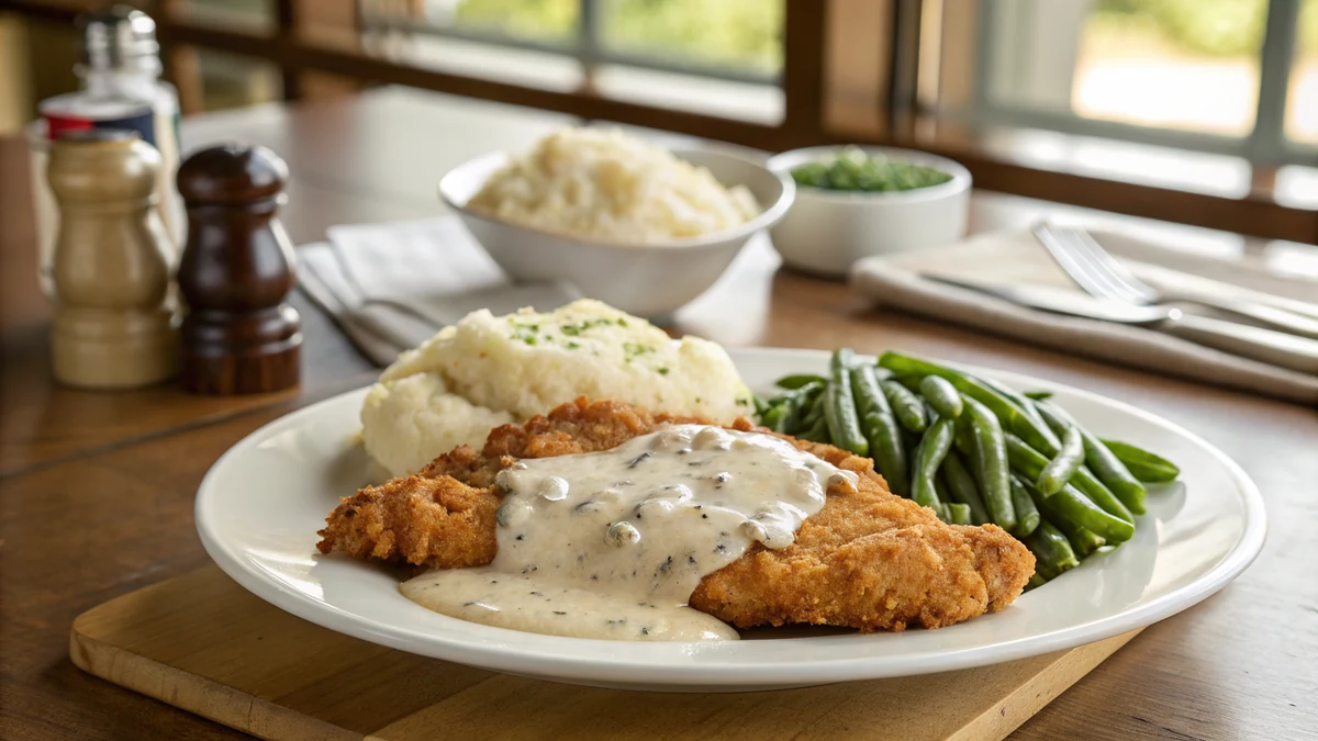 Texas Roadhouse Chicken Fried Chicken Copycat recipe by Chef Mia, photographed in a natural light Texas kitchen