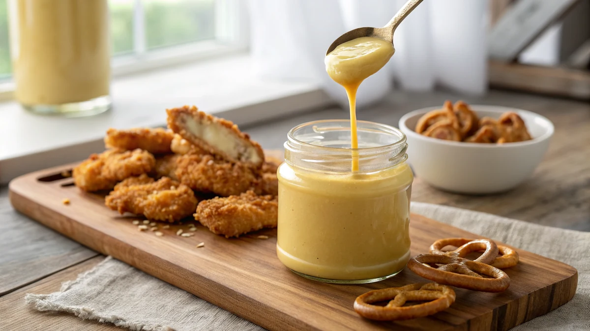 Texas Roadhouse Honey Mustard Copycat recipe by Chef Mia, photographed in a natural light Texas kitchen