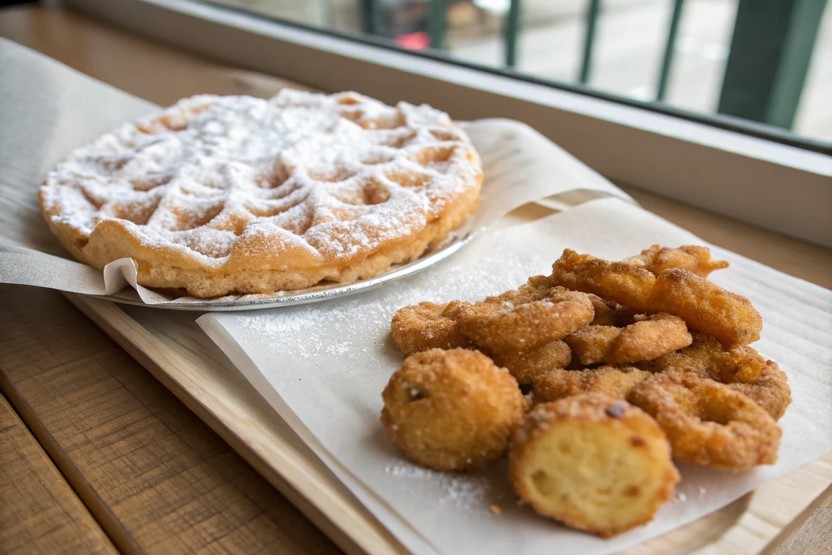 Close-up of texas state fair foods: 12 fried classics at home showing texture, color, and serving detail