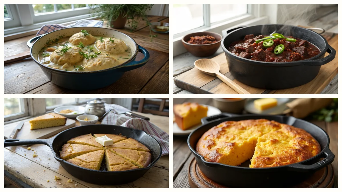 Ultimate Southern Comfort Food Guide served on a Texas kitchen counter in natural daylight
