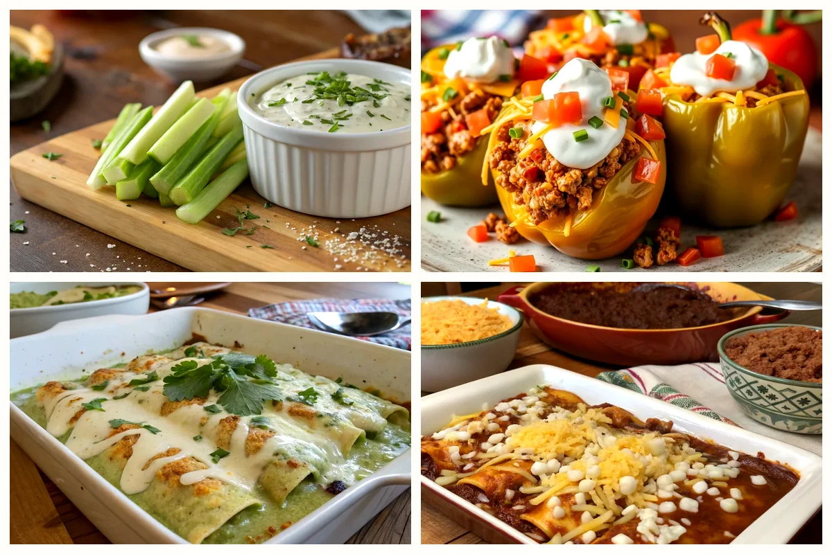 Close-up of ultimate tex-mex recipes guide showing texture, color, and serving detail