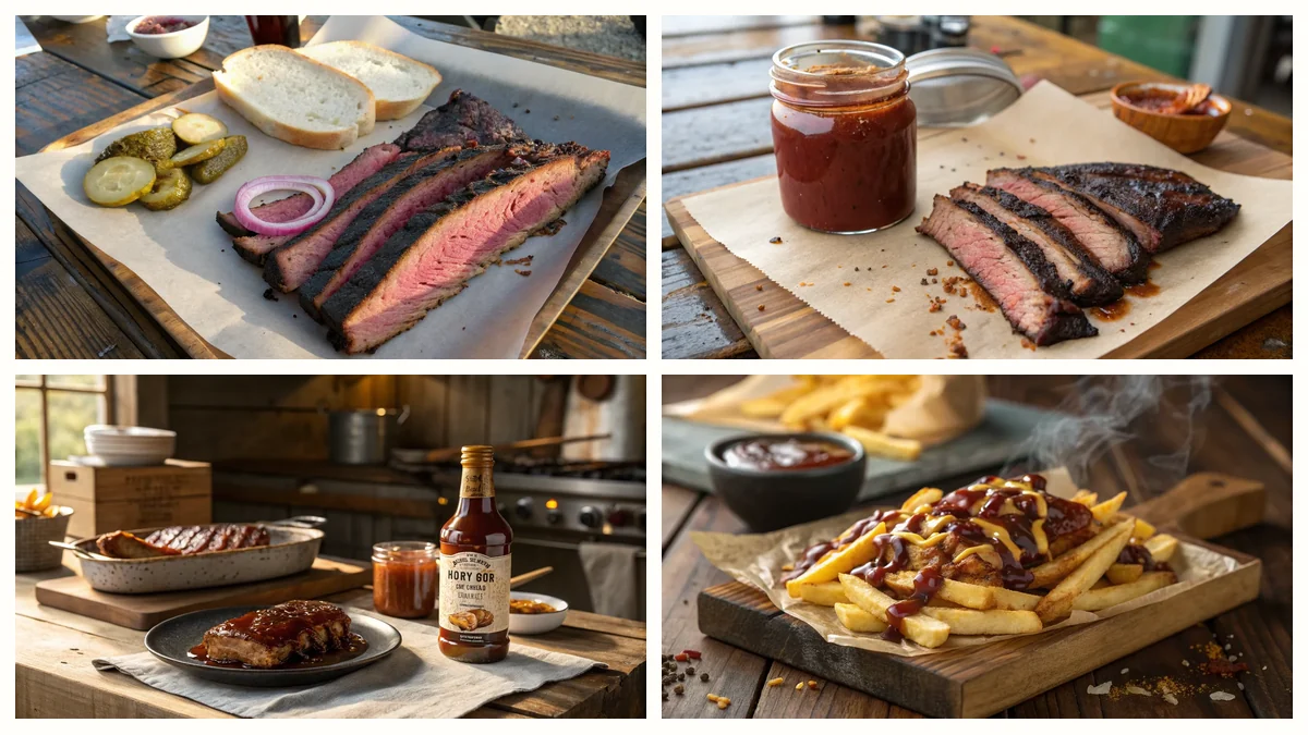 Ultimate Texas BBQ Guide served on a Texas kitchen counter in natural daylight
