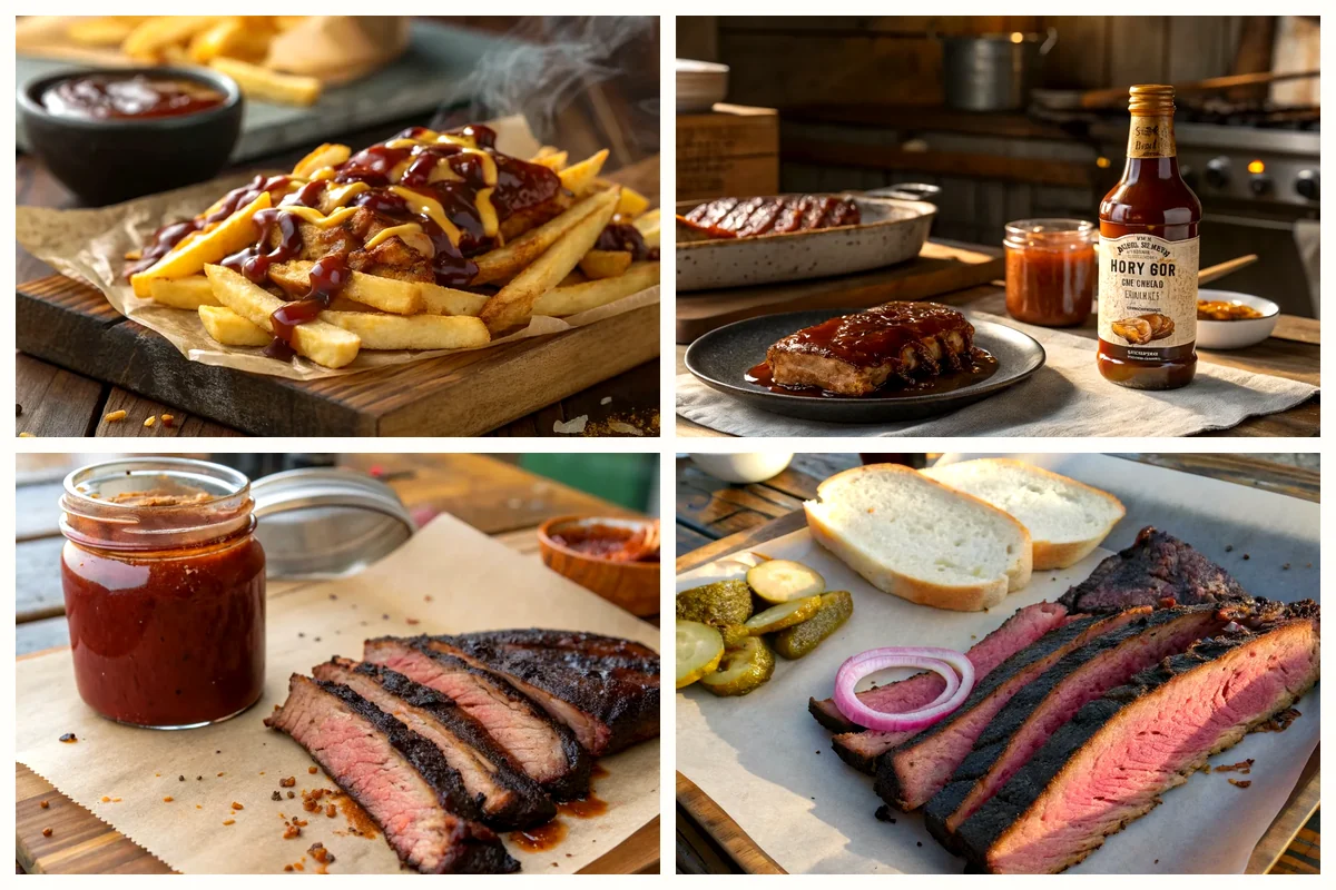 Close-up of ultimate texas bbq guide showing texture, color, and serving detail