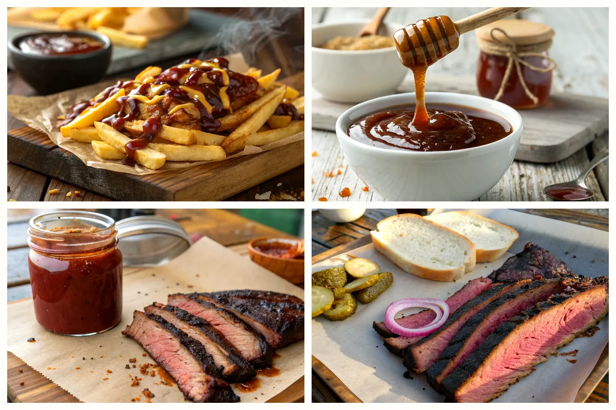 Close-up of ultimate texas bbq guide showing texture, color, and serving detail