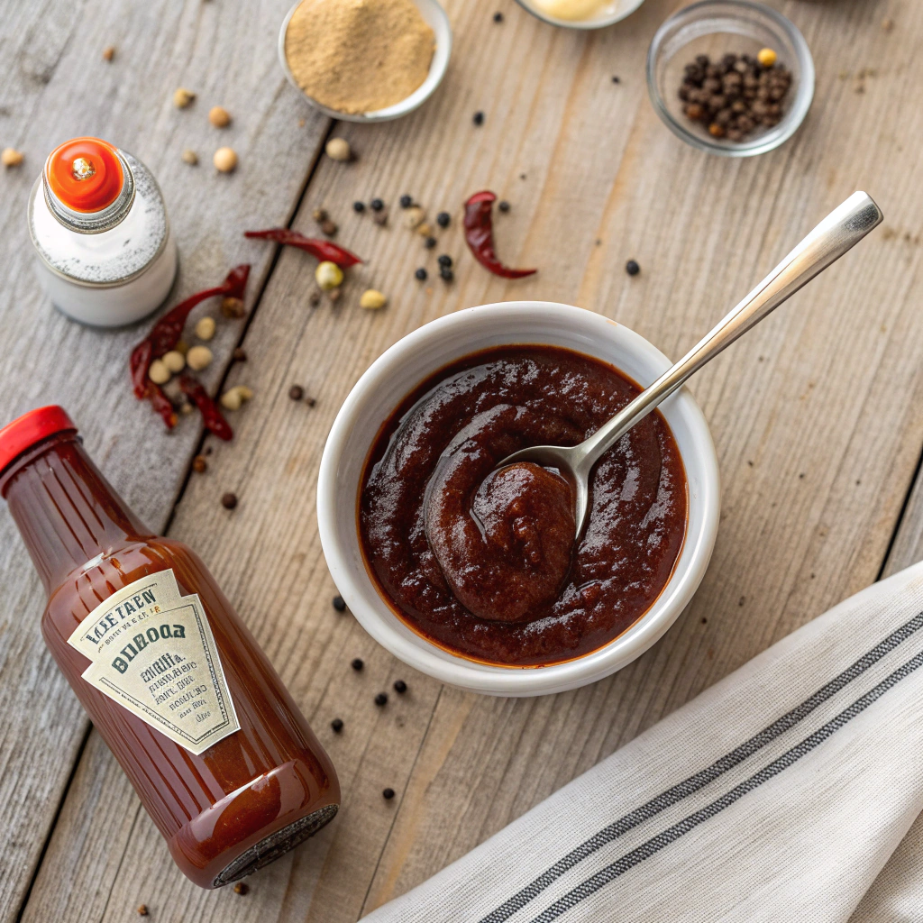 Homemade Head Country inspired barbecue sauce in bowl