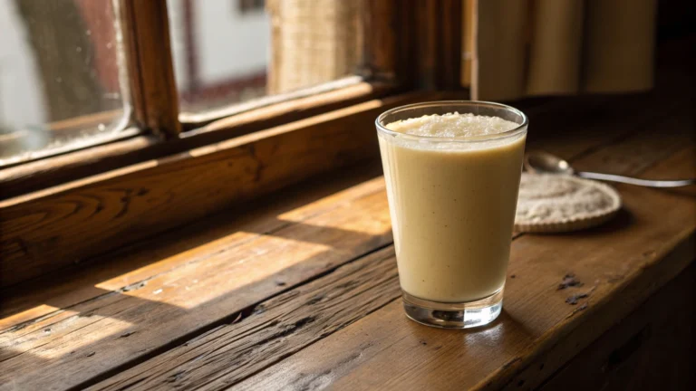 Banana Bariatric Shake Recipe in a sunlit Texas kitchen