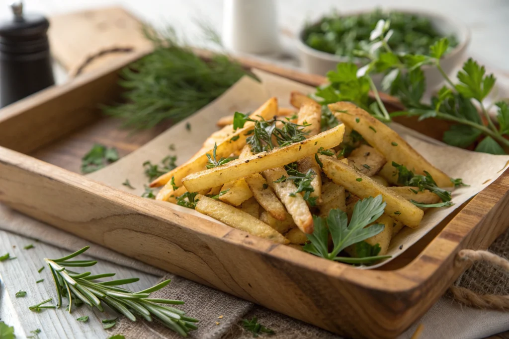 Grinch Green-Seasoned Fries