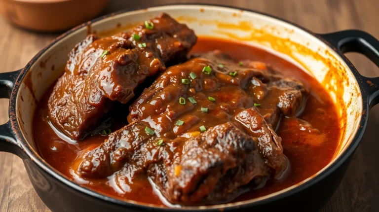 boneless beef short ribs cooked in slow cooker tender Texas BBQ dish