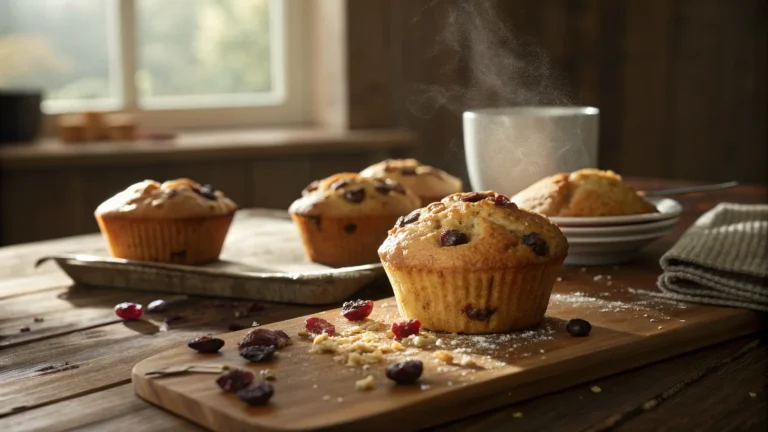 Gaps raisin muffins recipe with plump raisins and soft texture