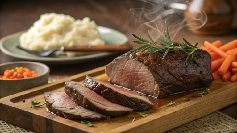 silverside beef recipe sliced roast with rich gravy and herbs